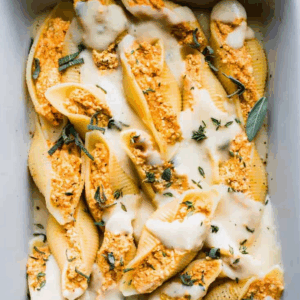 PUMPKIN STUFFED SHELLS