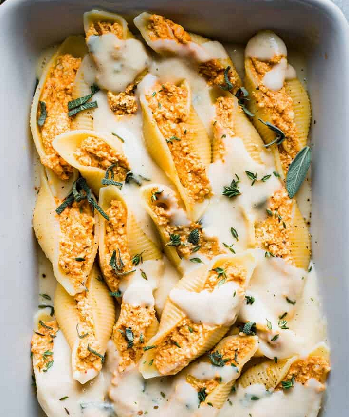 PUMPKIN STUFFED SHELLS