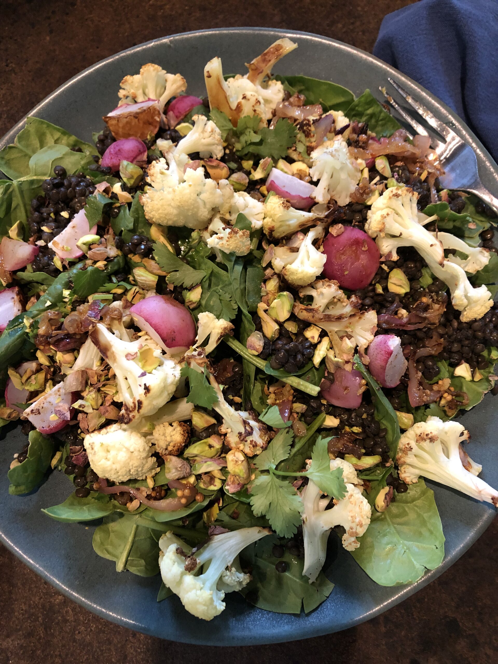 WARM INDIAN SPINACH SALAD